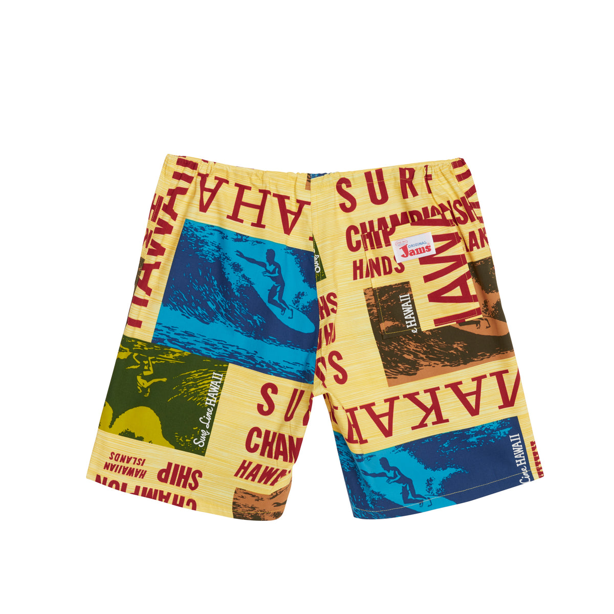 Men's Original Jams Shorts Surf Contest Yellow