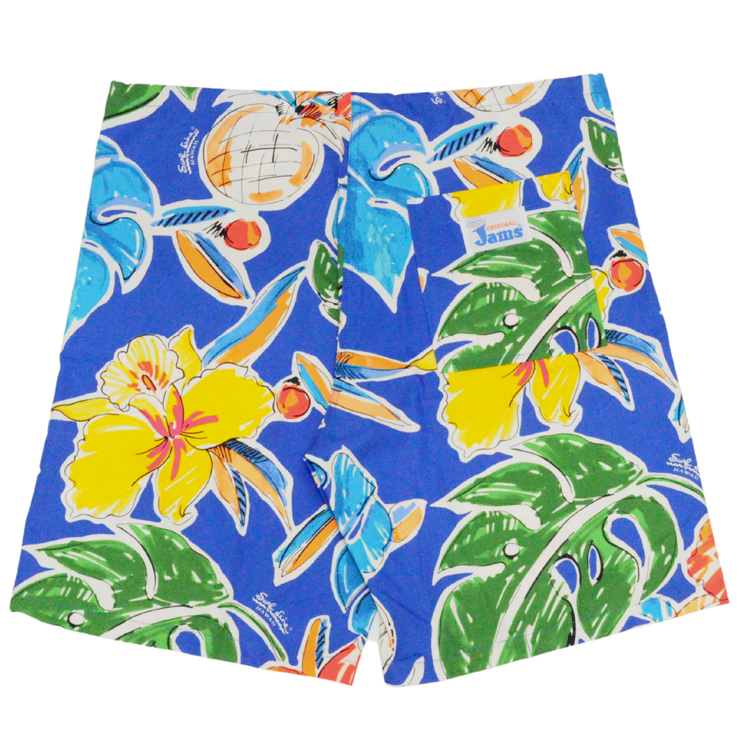 Original Jams Shorts - Pineapple Hibiscus Blue