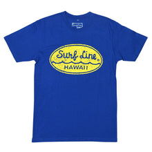 New! Oval Surf Line Hawaii Script Logo Tee